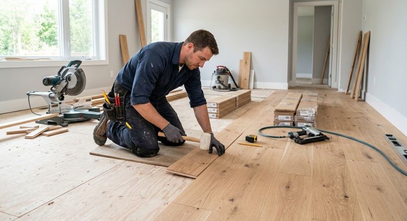 Hardwood Floor Installation in White Marsh, MD