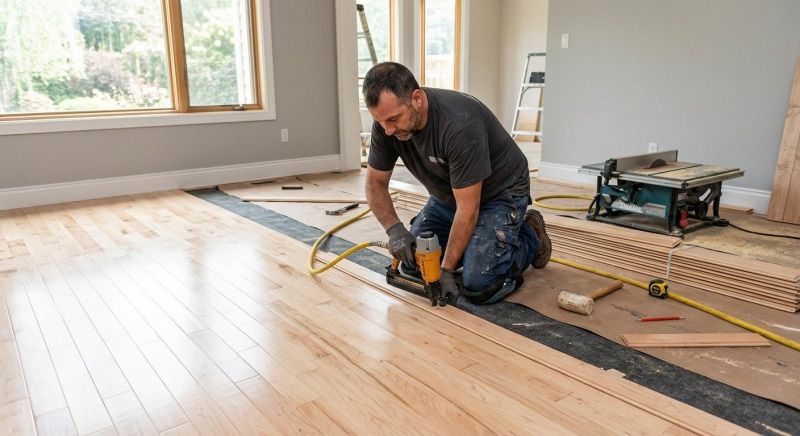 Maple Flooring Installation in Reisterstown, MD