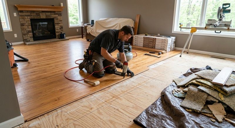 Wood Floor Replacement in Severn, MD