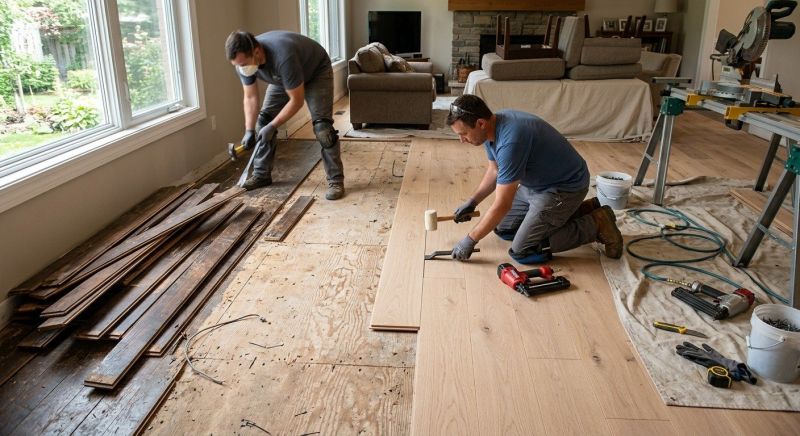 Wood Floor Replacement in Rosedale, MD