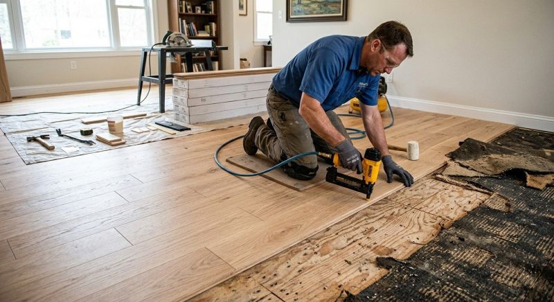 Wood Floor Replacement in Sparrows Point, MD