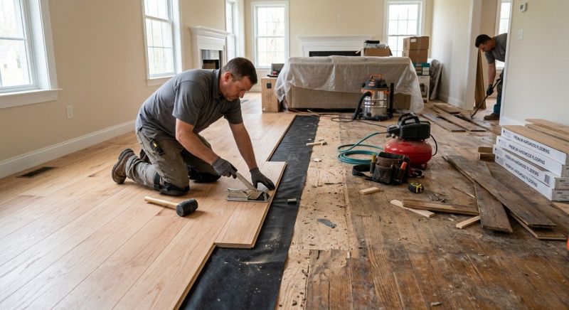 Wood Flooring Replacement in Severna Park, MD