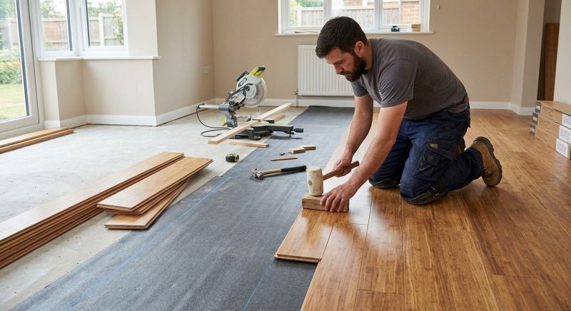 Bamboo Flooring Installation in Towson, MD