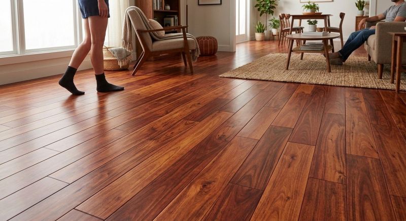 Cherry Floor Installation in Elkridge, MD