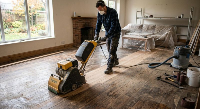 Hardwood Floor Renovation in Towson, MD