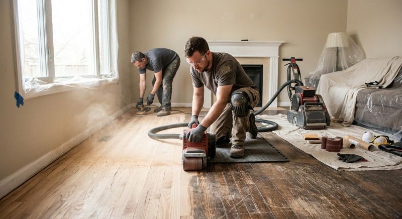 Hardwood Floor Renovation in Towson, MD