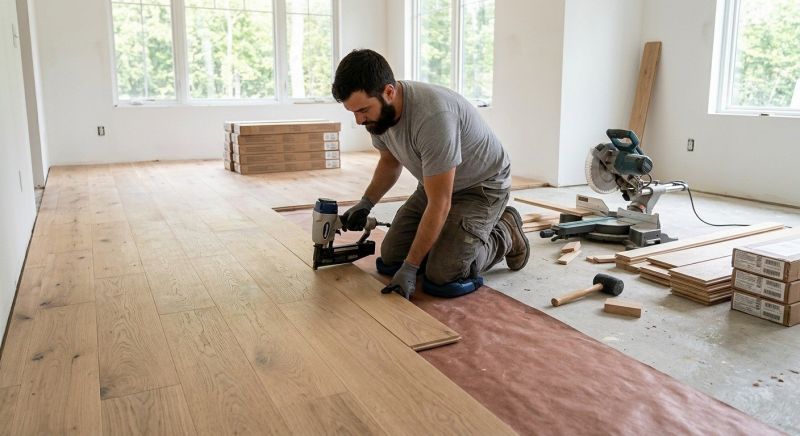 Oak Floor Installation in Bel Air, MD