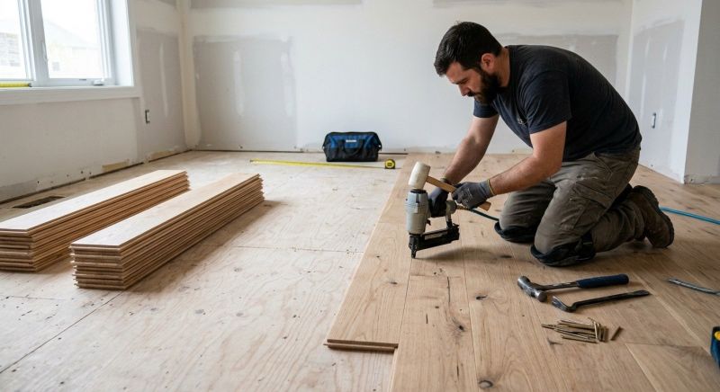Oak Floor Installation in Carroll County, MD