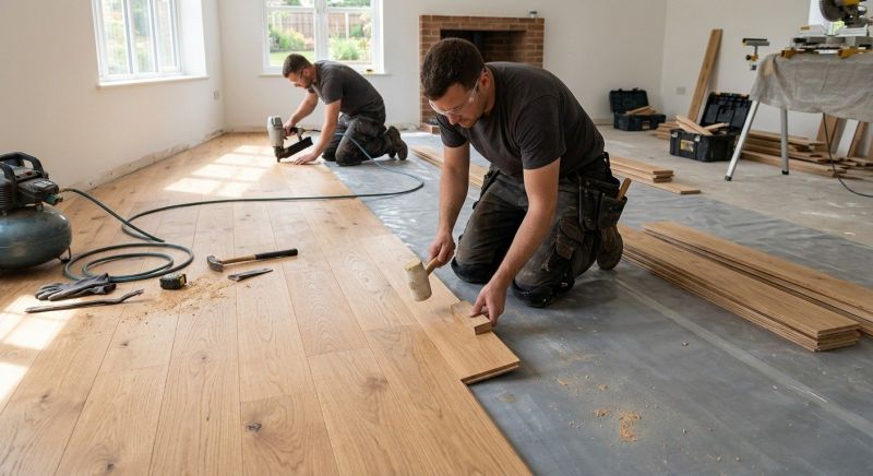 Oak Floor Installation in Edgewood, MD