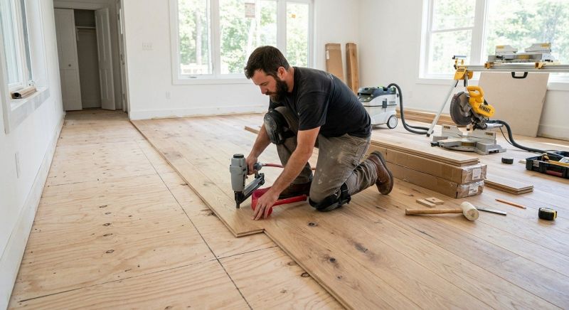 Oak Floor Installation in Phoenix, MD