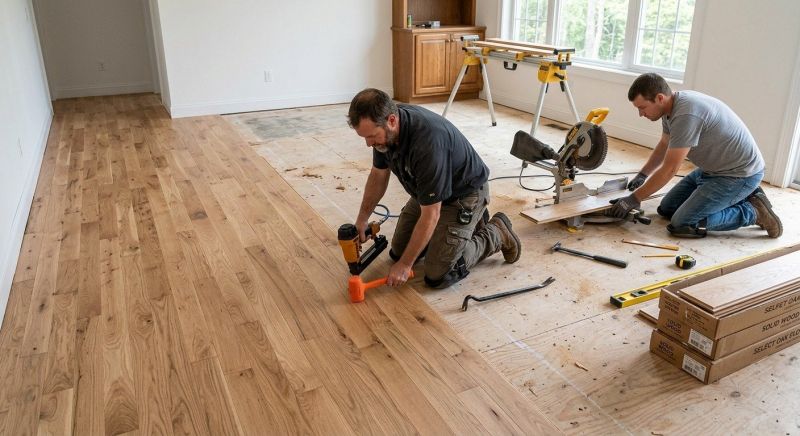 Oak Floor Replacement in Towson, MD