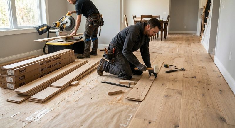 Oak Floor Replacement in Towson, MD