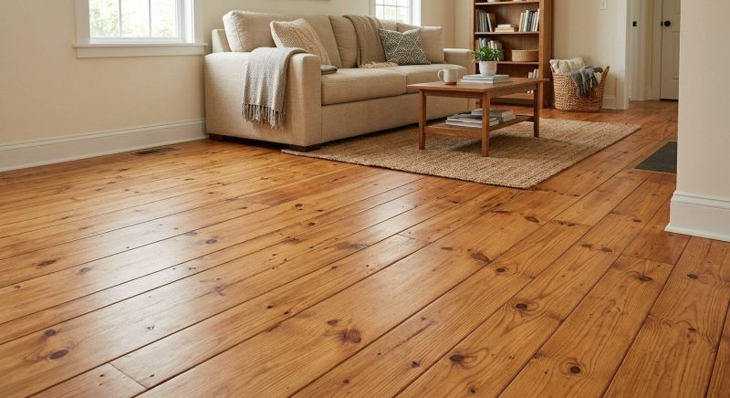Pine Floor Installation in Towson, MD