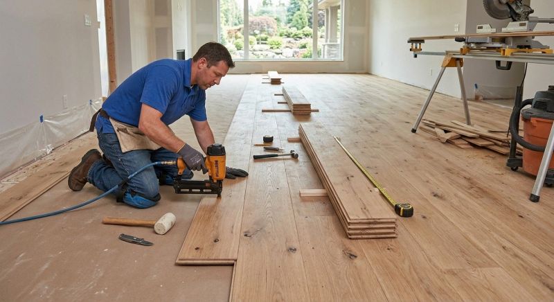 Plank Floor Installation in Towson, MD