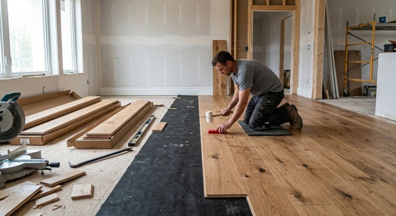 Plank Floor Installation in Towson, MD