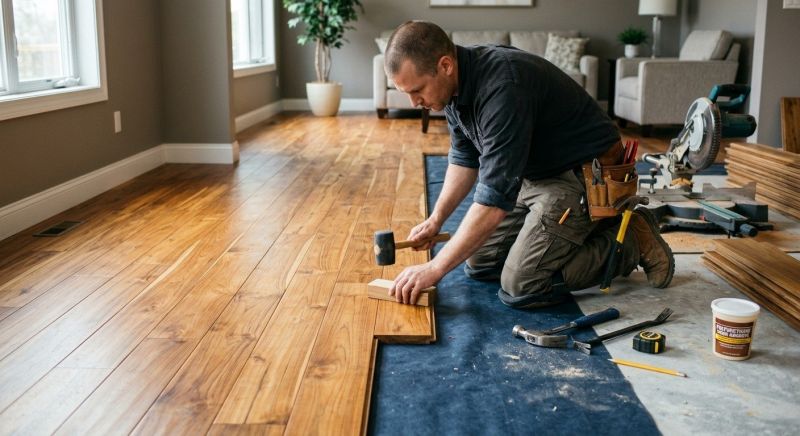 Teak Flooring Installation in Towson, MD