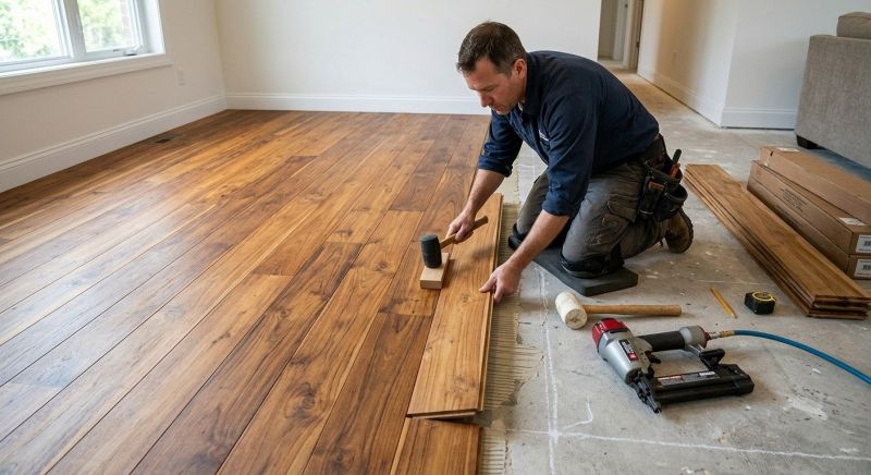 Teak Flooring Installation in Towson, MD